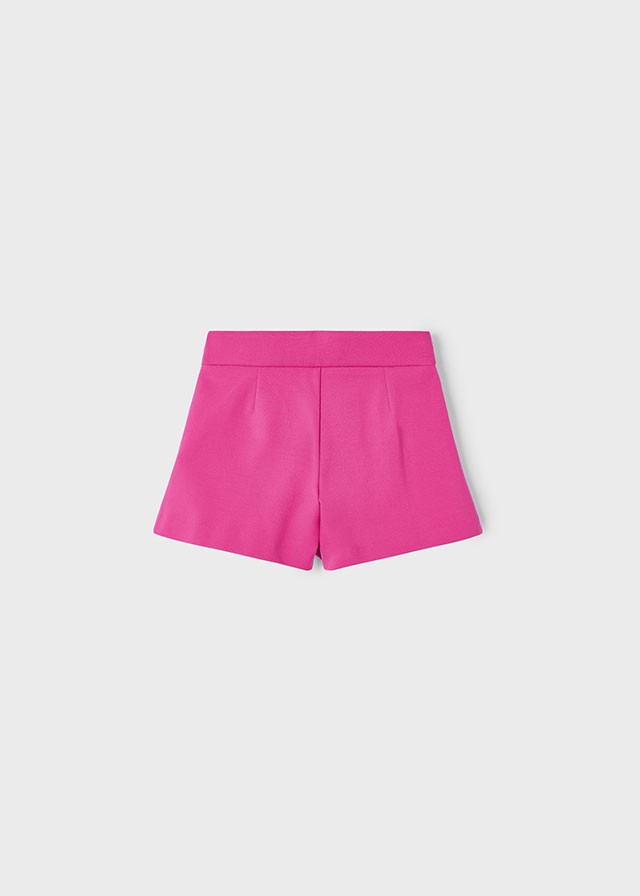 MAYORAL 04-10 YAŞ KIZ ÇOCUK PEMBE ROMA ÖRGÜLÜ ŞORT T-SHİRT TAKIM - PEMBE