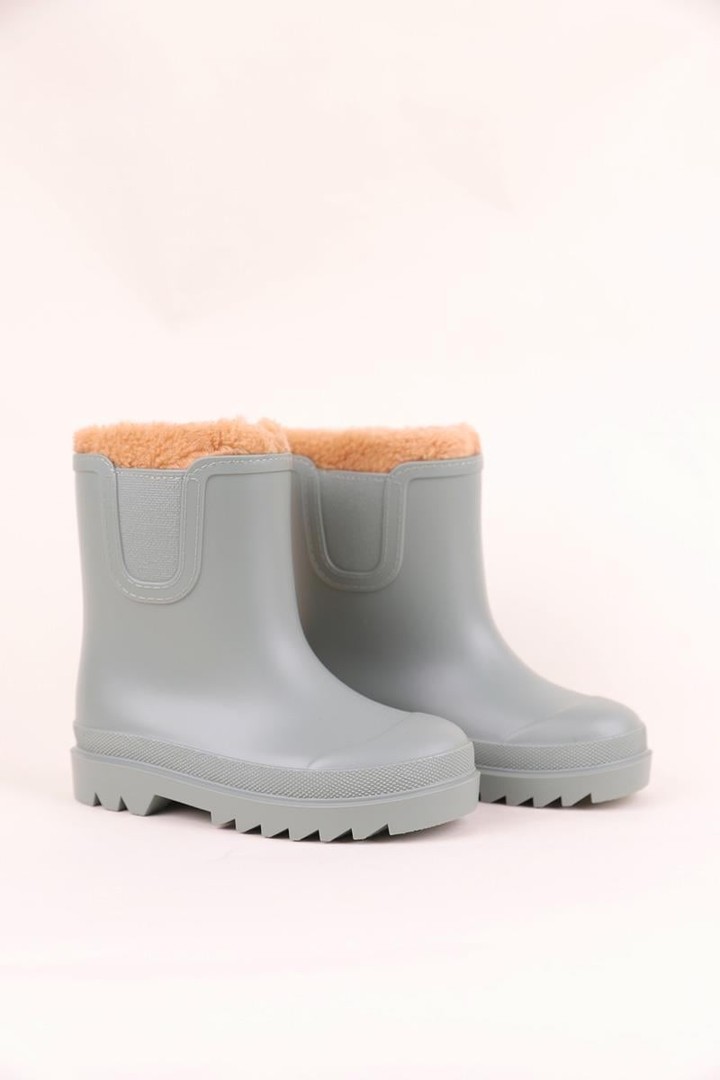 24-34 Numara Yeşil Renk Unisex Tokıo Borreguito İgor Çizme