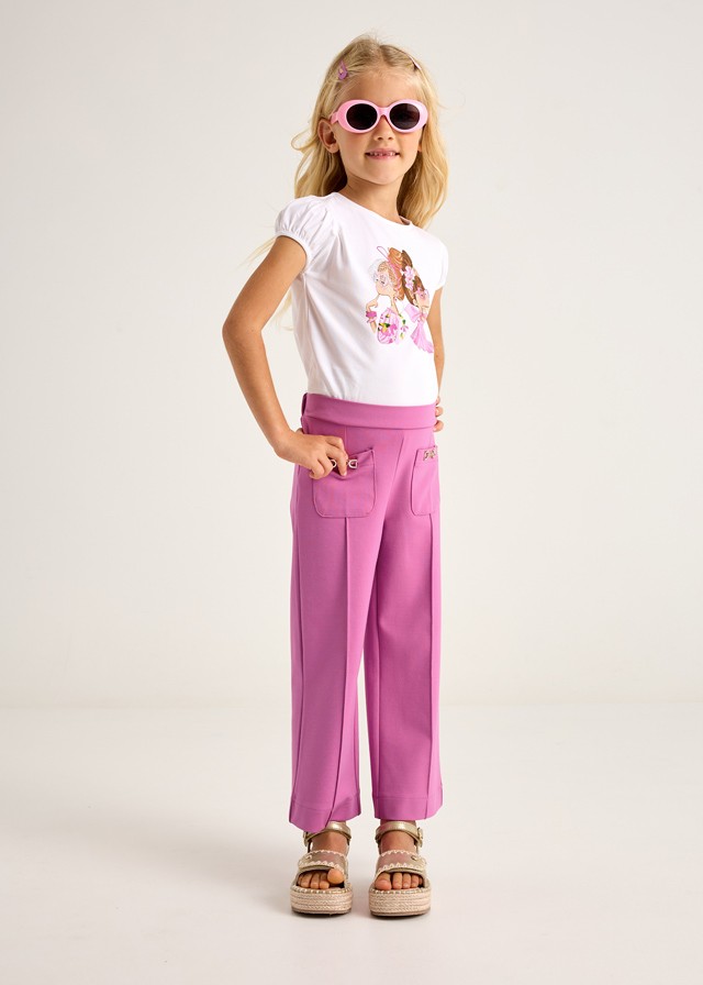 MAYORAL 04-10 YAŞ KIZ ÇOCUK PEMBE PANTOLON - PEMBE