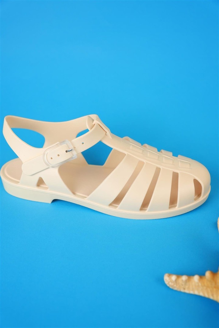 36-40 Numara İgor Biarritz Fildişi Sandalet