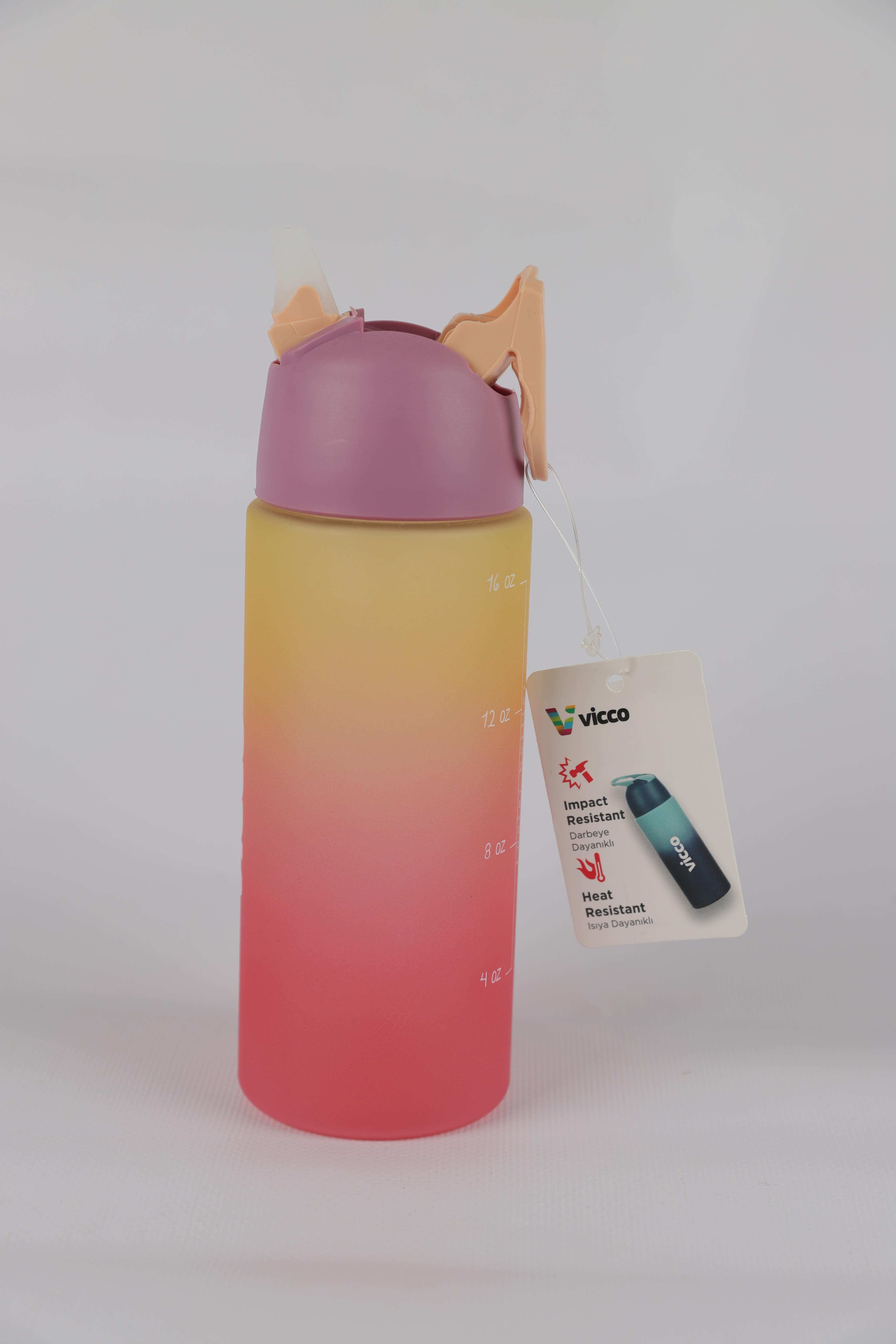 VİCCO OUİCK 500 ML SU MATARASI - PEMBE