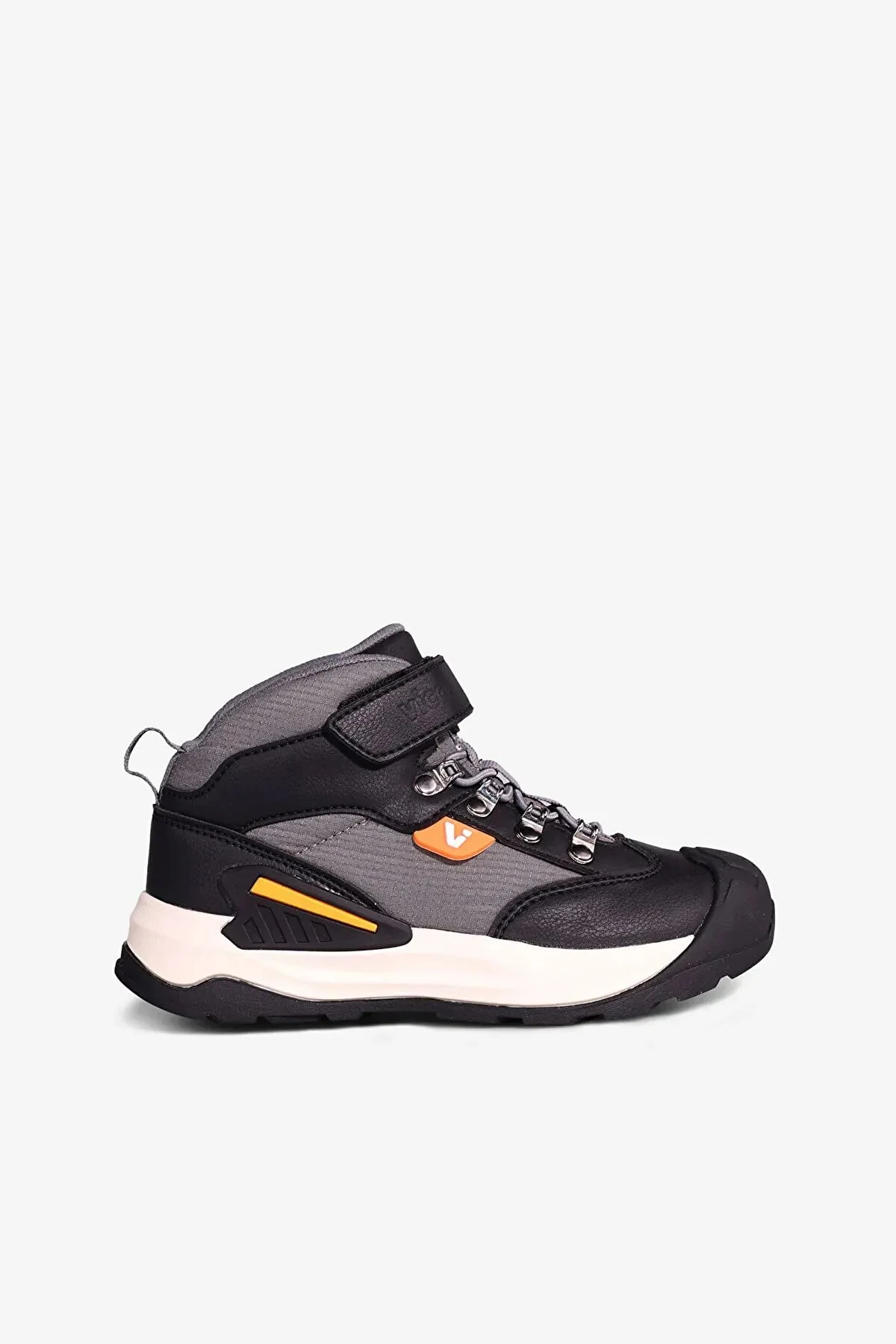 Vicco Stone Çocuk Bot Siyah – 26-35 Numara, Cırtlı Lastikli, Dayanıklı P.U & Tekstil