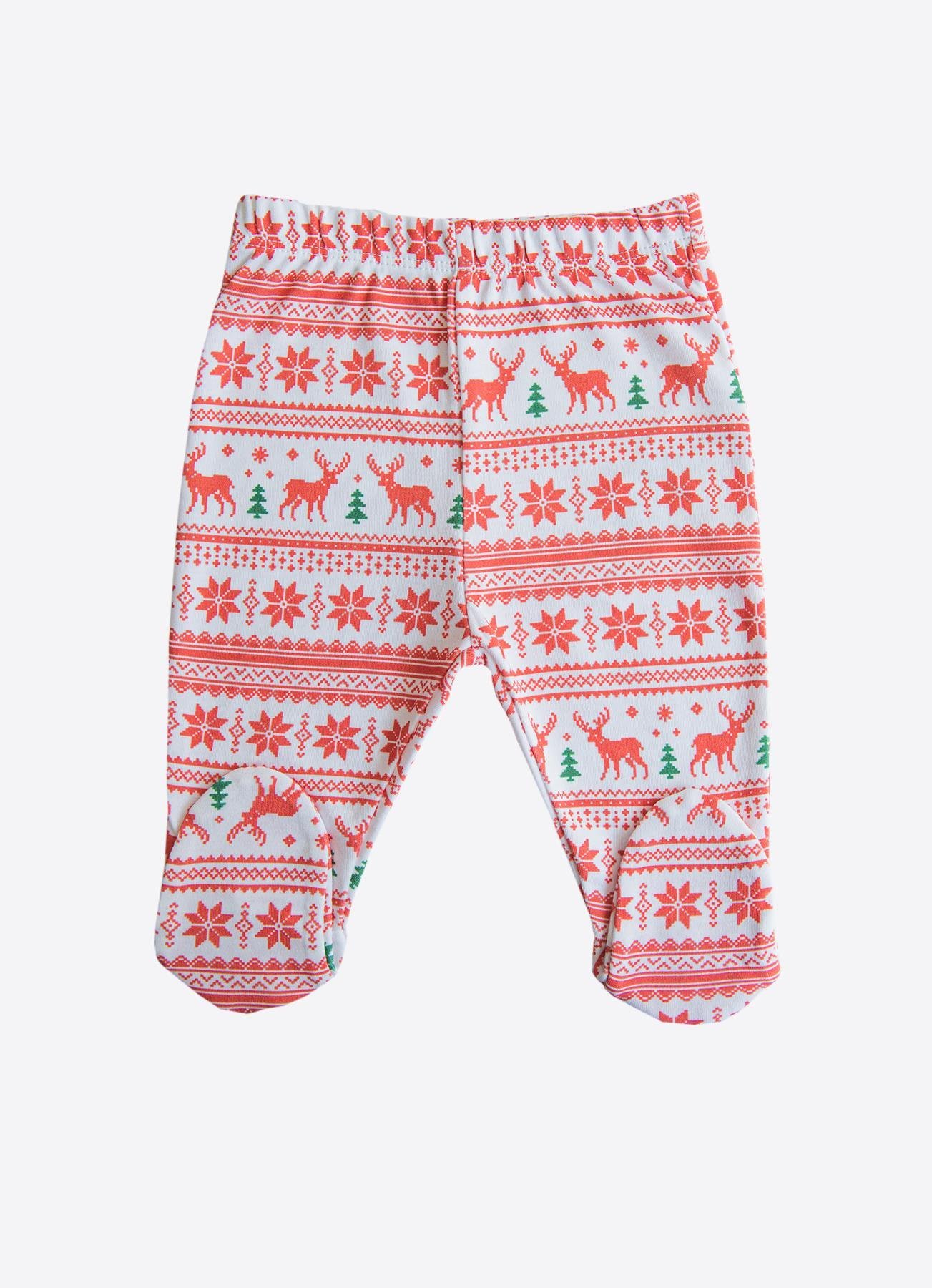 KİTİKATE 0-9 AY ARASI ORGANİK NORDIC ÜÇLÜ TAKIM - KIRMIZI