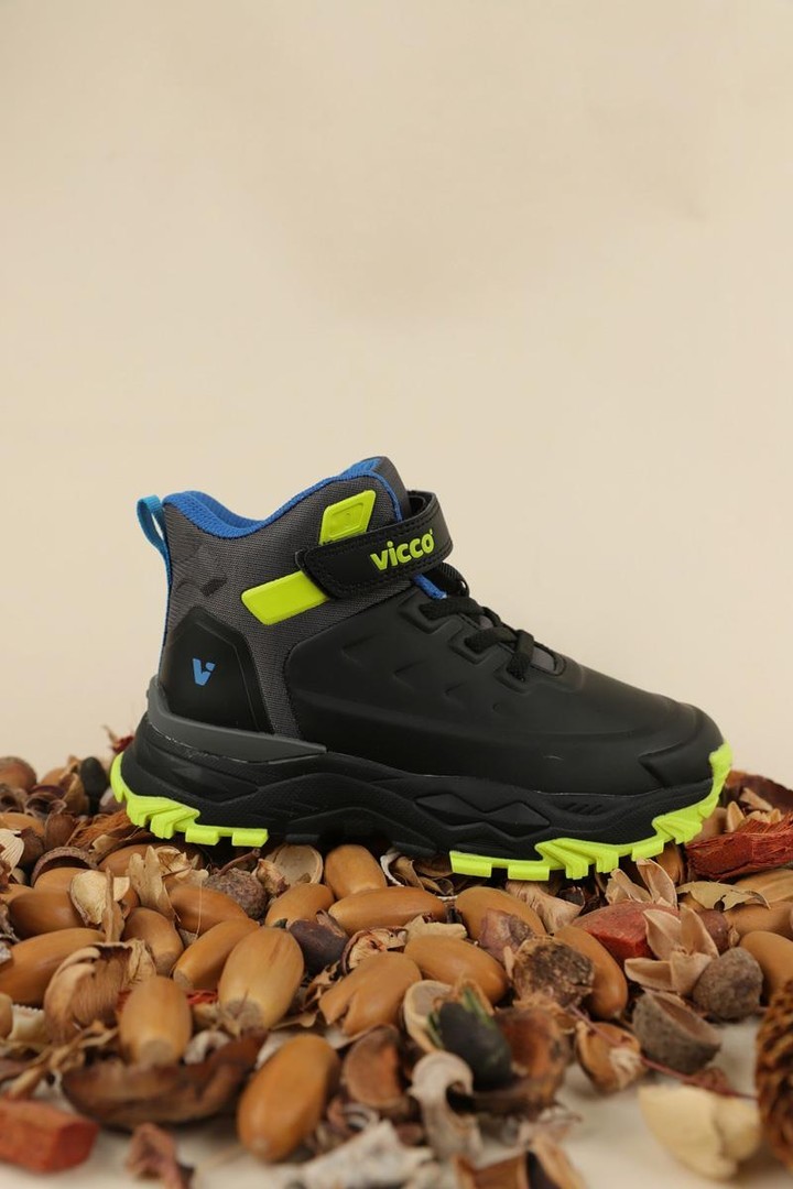 Vicco 31-37 Numara Erkek Çocuk Siyah Renk Agora Trekking Bot