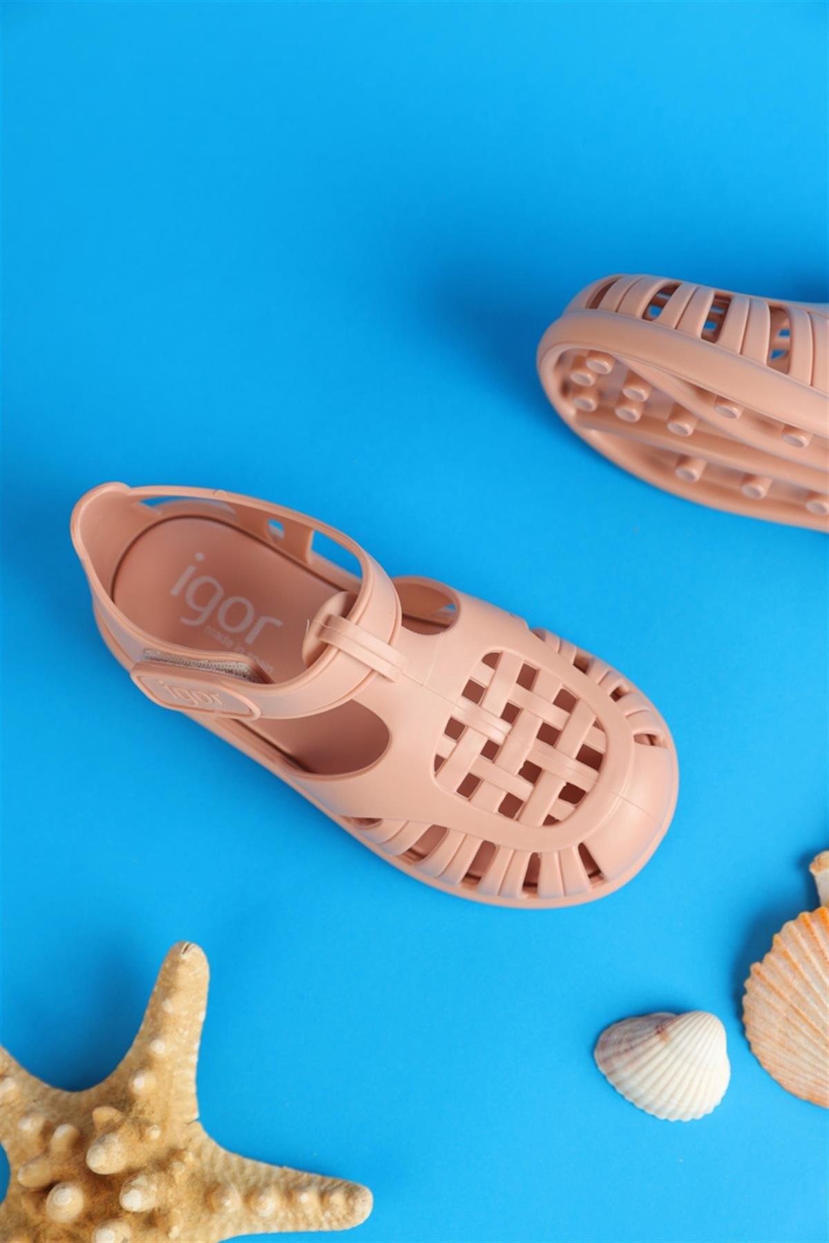 19 - 29 Numara İgor Tobby Solid Nude Sandalet