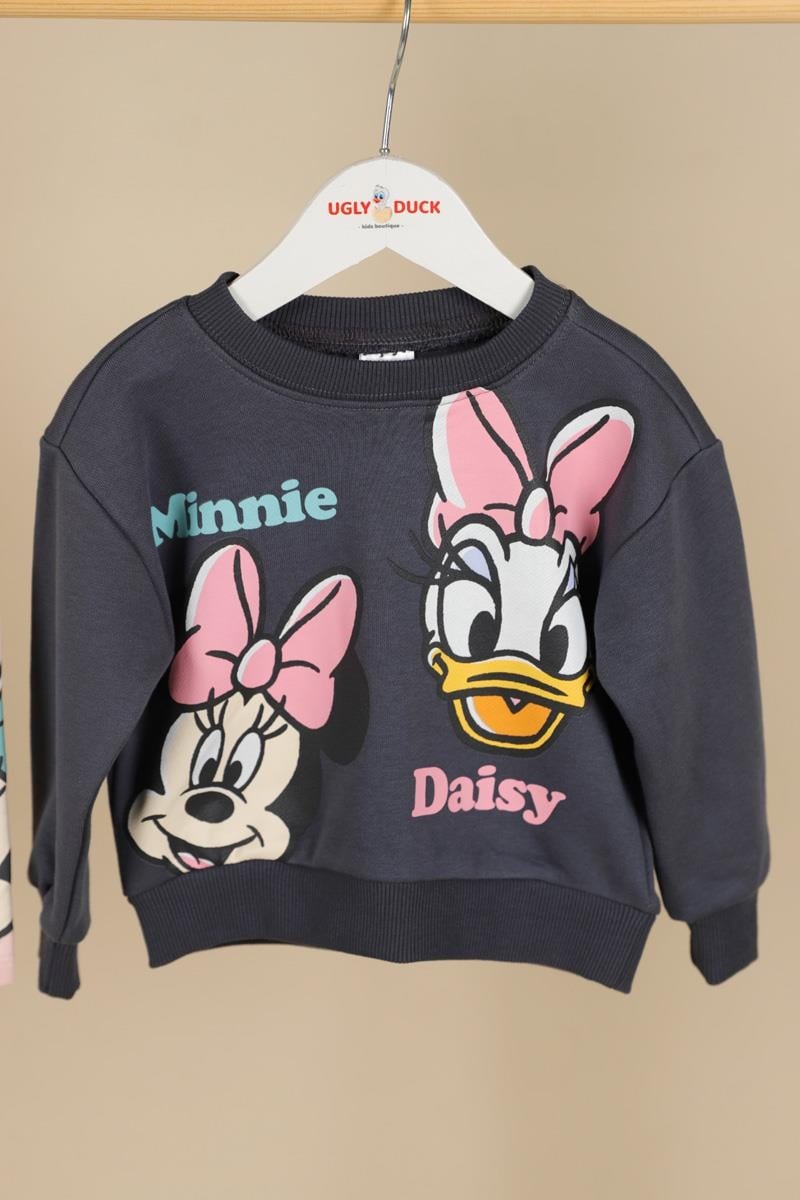 06-24 Ay Kız Bebek Füme Renk Minnie Mouse Lisanslı Takım