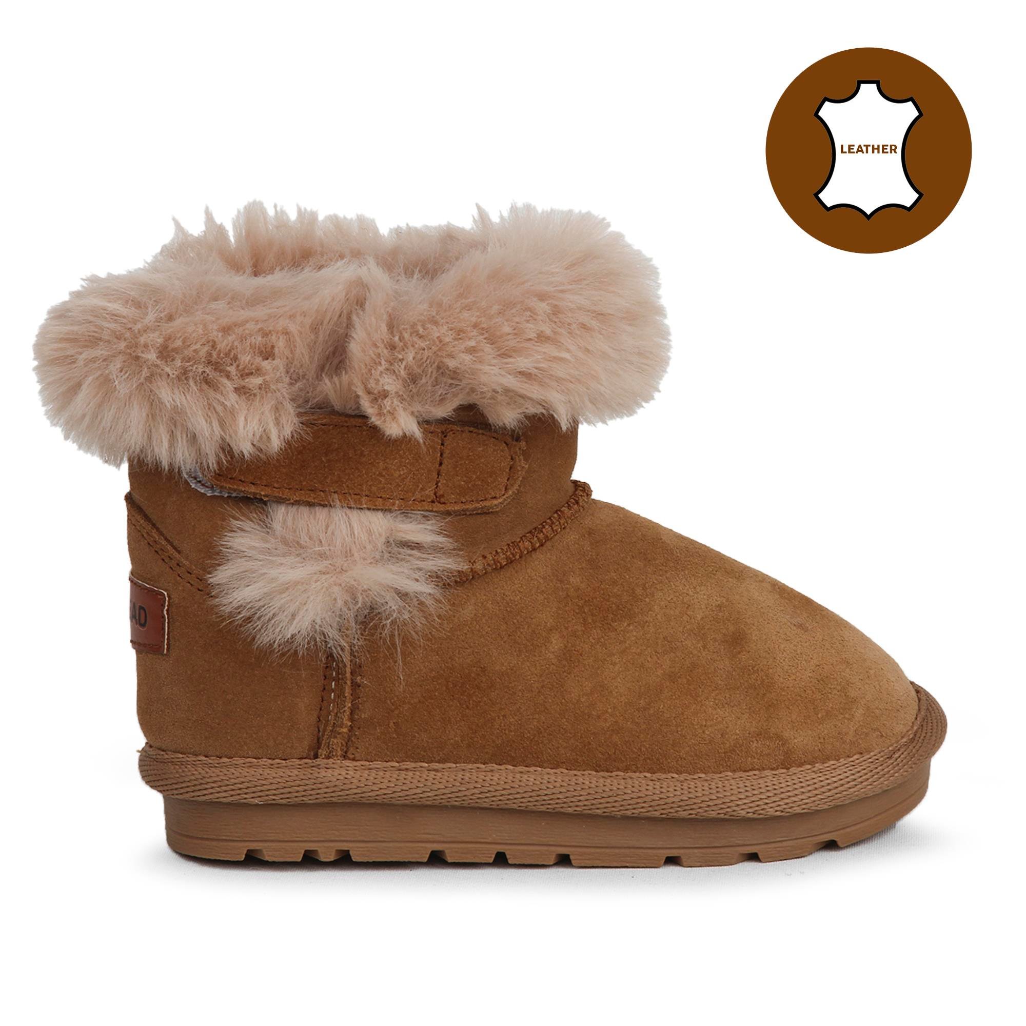 Buckhead Bailey 21-29 Numara Kız Çocuk Kahve Kürklü Cırtlı Bot