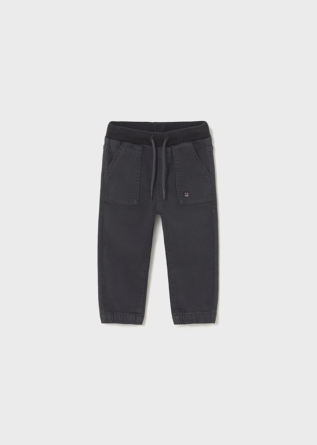 MAYORAL SKATE BELİ PAÇASI LASTİKLKİ PANTOLON SWEAT TAKIM (01-04 YAŞ ARASI BEDENLER) - EKRU-ANTRASİT