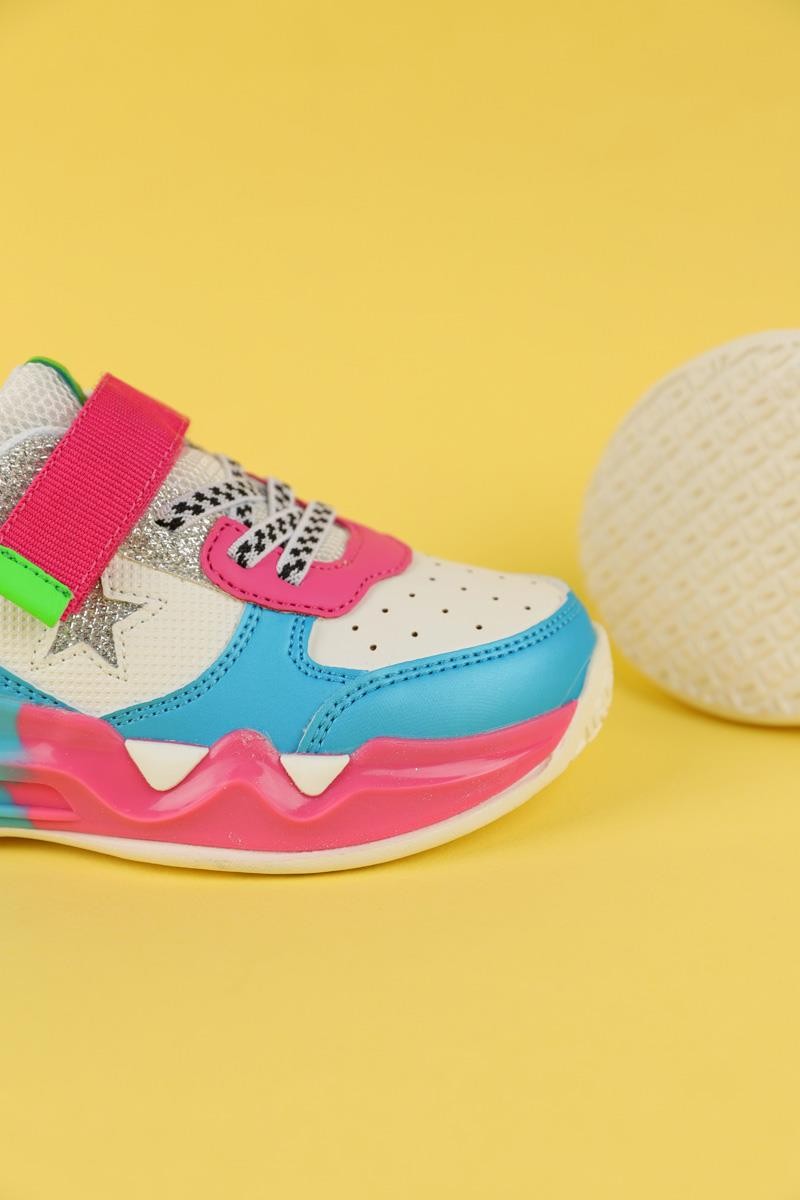 28-35 Numara Kız Çocuk Pembe Renk Dudino Trend Spor Ayakkabı