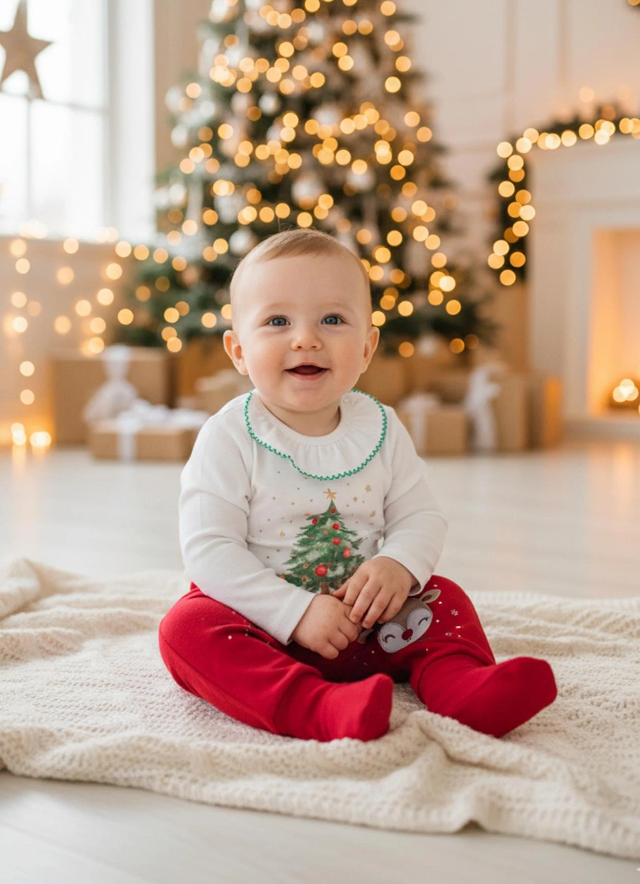 KİTİKATE 0-18 AY ARASI TWINKLE TIME İKİLİ TAKIM - KIRMIZI