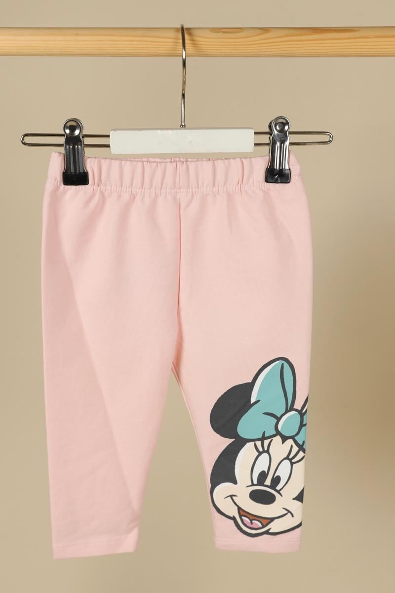 06-24 Ay Kız Bebek Füme Renk Minnie Mouse Lisanslı Takım