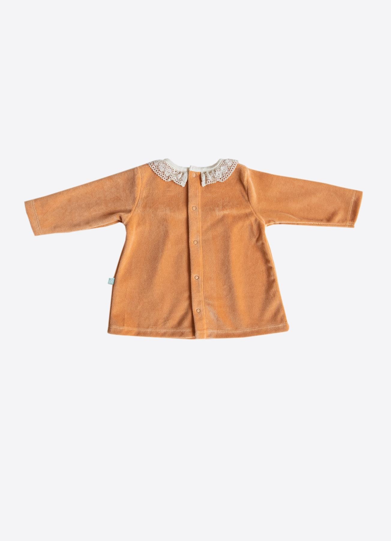 KİTİKATE 6-18 AY ARASI ORGANİK PLAIR ÇORAPLI 3'LÜ SET - TURUNCU