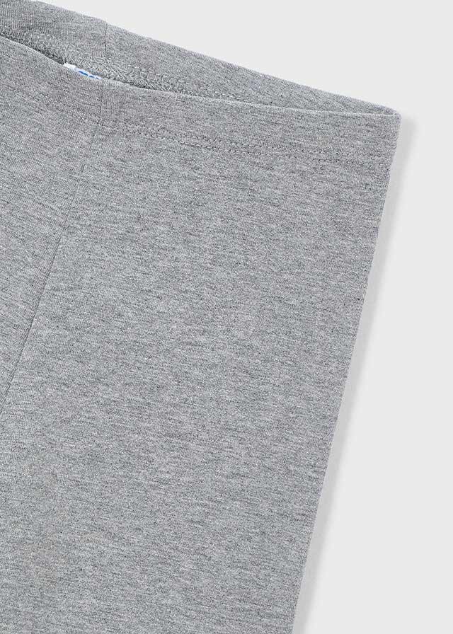 Mayoral 4-10 Yaş Kız Çocuk Bej Renk Çiçek ve Kız Baskılı Pamuklu Sweat, Pembe ve Gri Taytlı 3’lü Takım