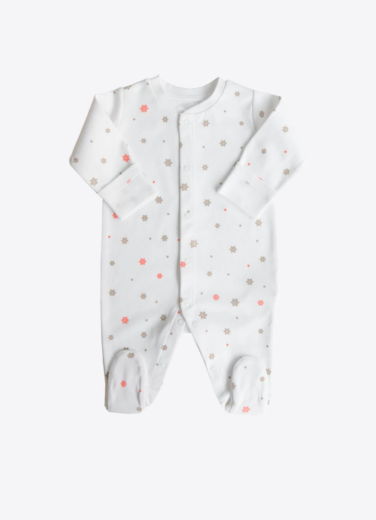 KİTİKATE 0-6 AY ARASI ORGANİK SNOW 3'LÜ TAKIM - KIRMIZI