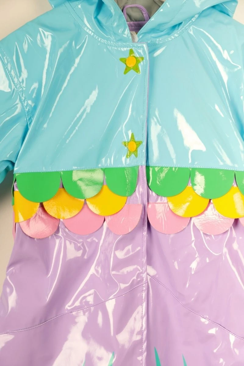 KİDORABLE DENİZ KIZI ÇOCUK YAĞMURLUK - MOR