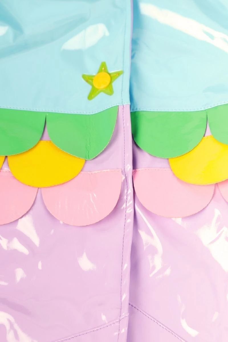 KİDORABLE DENİZ KIZI ÇOCUK YAĞMURLUK - MOR