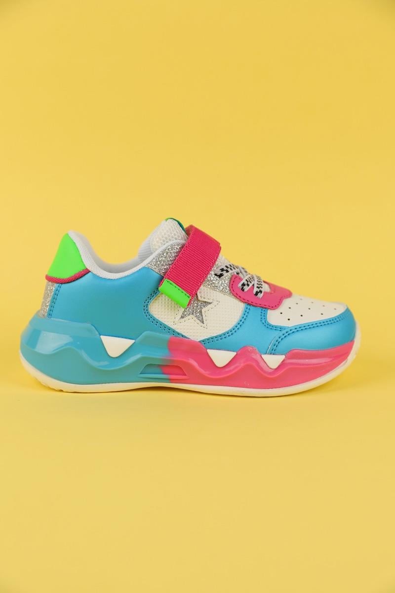 28-35 Numara Kız Çocuk Pembe Renk Dudino Trend Spor Ayakkabı