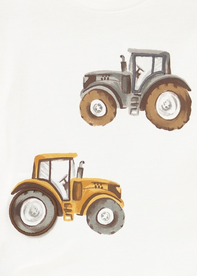 MAYORAL FARM SÜPRİZLİ SWEAT JOGGER PANTOLON TAKIM (01-04 YAŞ ARASI) - SARI-EKRU