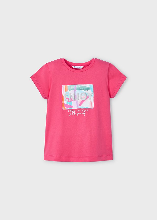 MAYORAL 04-08 YAŞ KIZ ÇOCUK TAYT T-SHİRT TAKIM - PEMBE