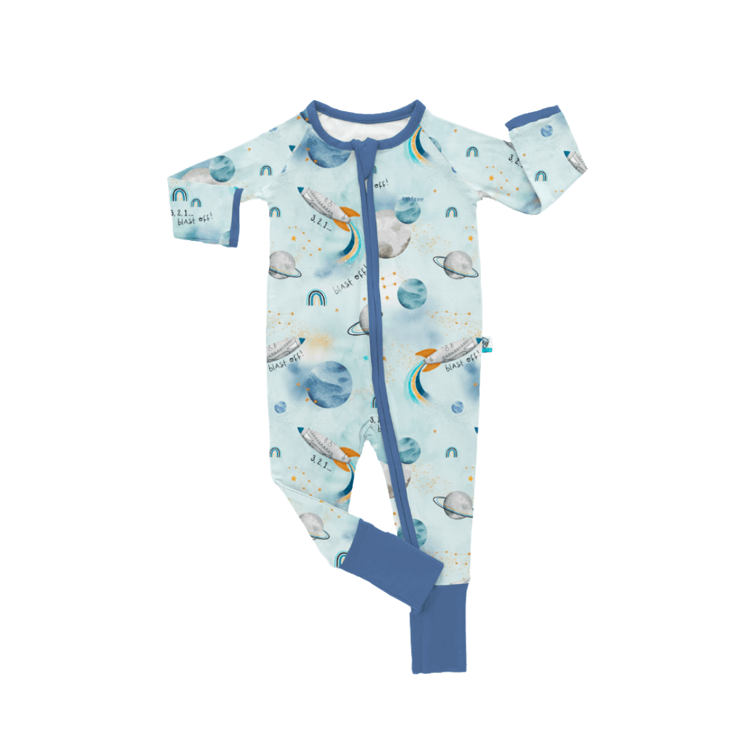 KIDZEE BLAST OFF ZEE-SUIT 1.0 TOG UYKU TULUMU (01-03 YAŞ) - AÇIK MAVİ