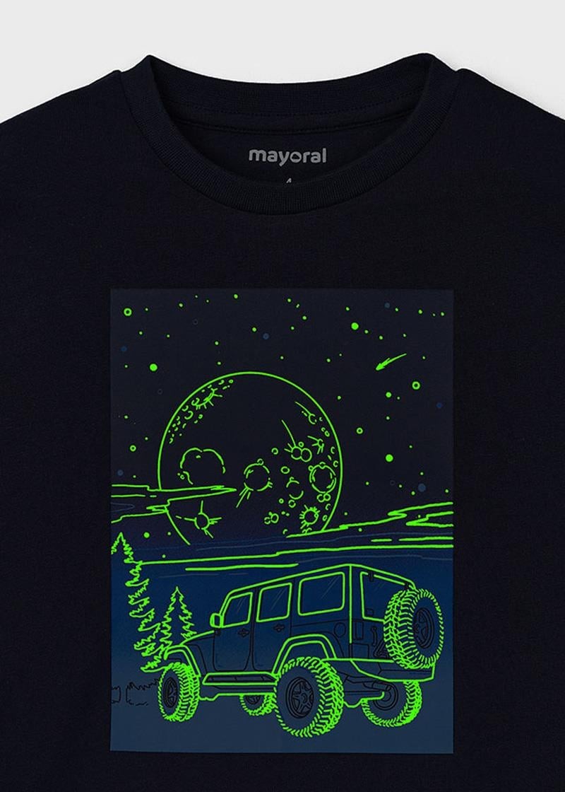 Mayoral 04-09 Yaş Erkek Çocuk Siyah - Mavi Renk Blue Black Uzun Kol Sweat