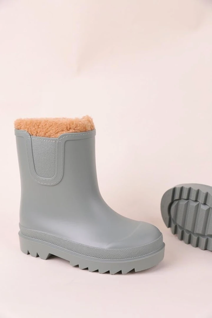 24-34 Numara Yeşil Renk Unisex Tokıo Borreguito İgor Çizme