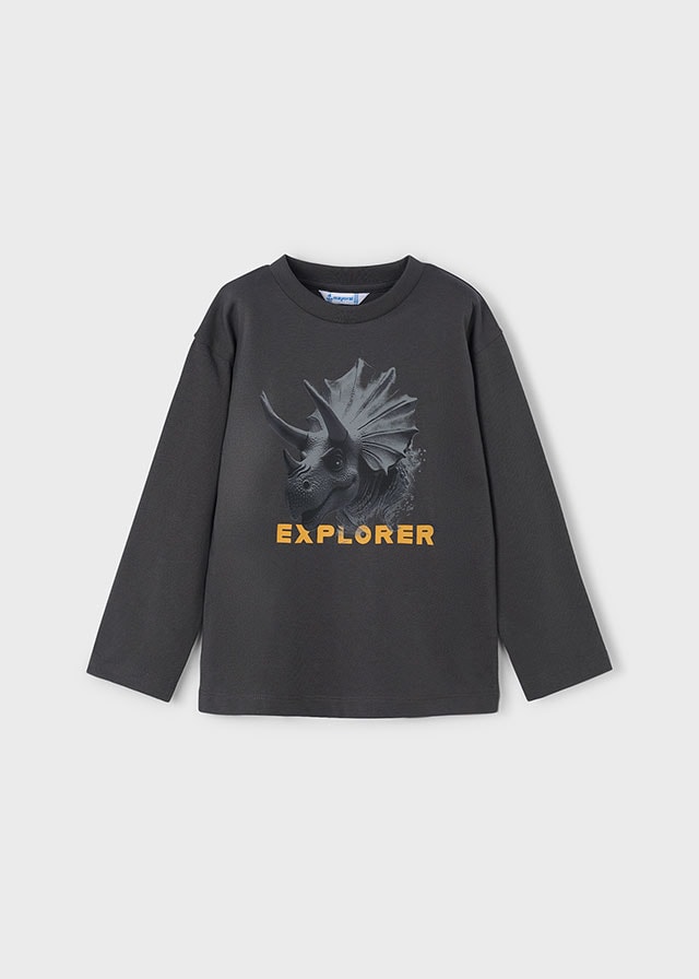 Mayoral Çocuk Sweatshirt 4-10 Yaş | %100 Pamuk, Uzun Kollu, Bisiklet Yaka, Baskılı