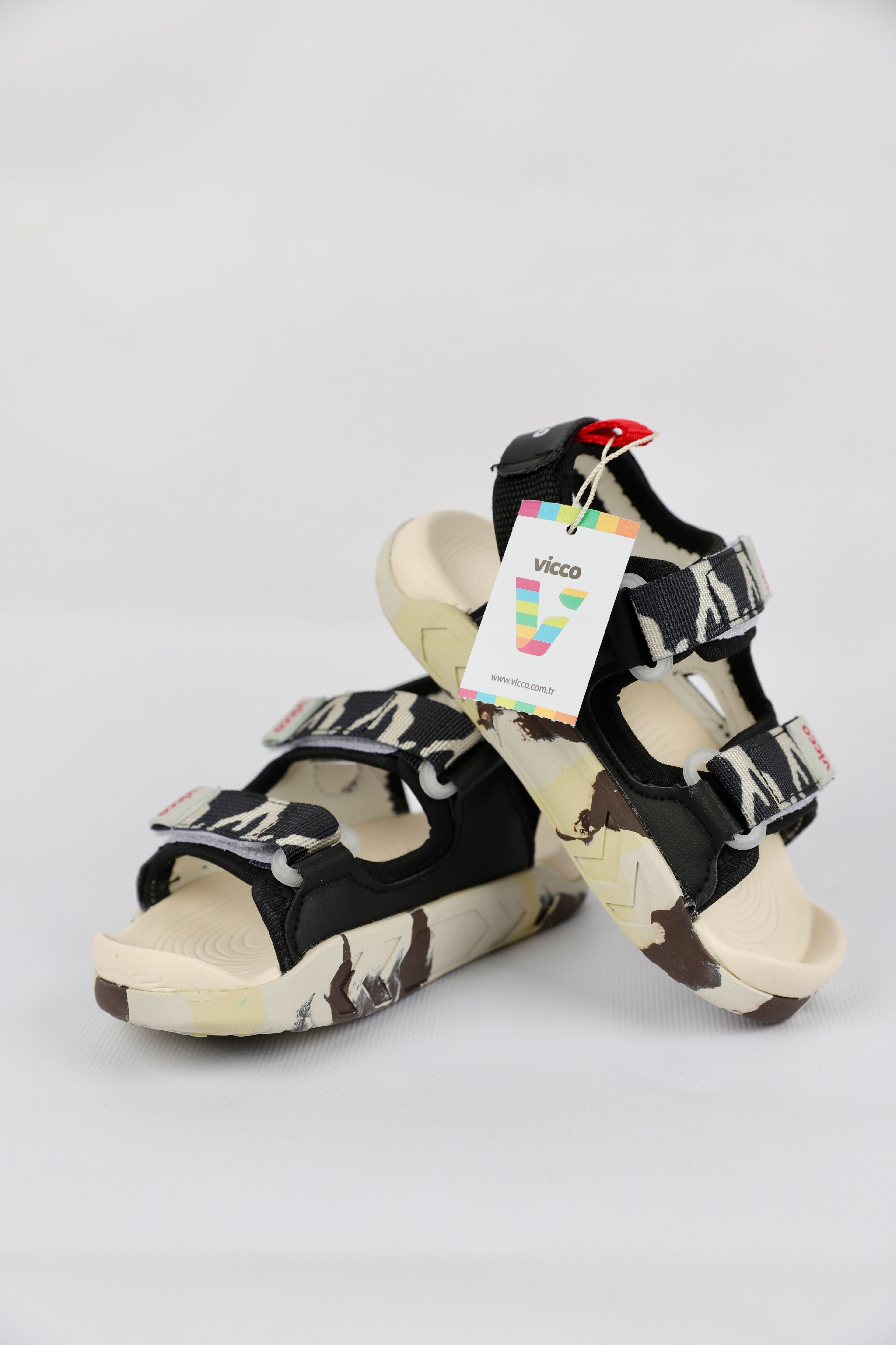 26-36 NUMARA ARASI VİCCO TAPE SANDALET - SİYAH