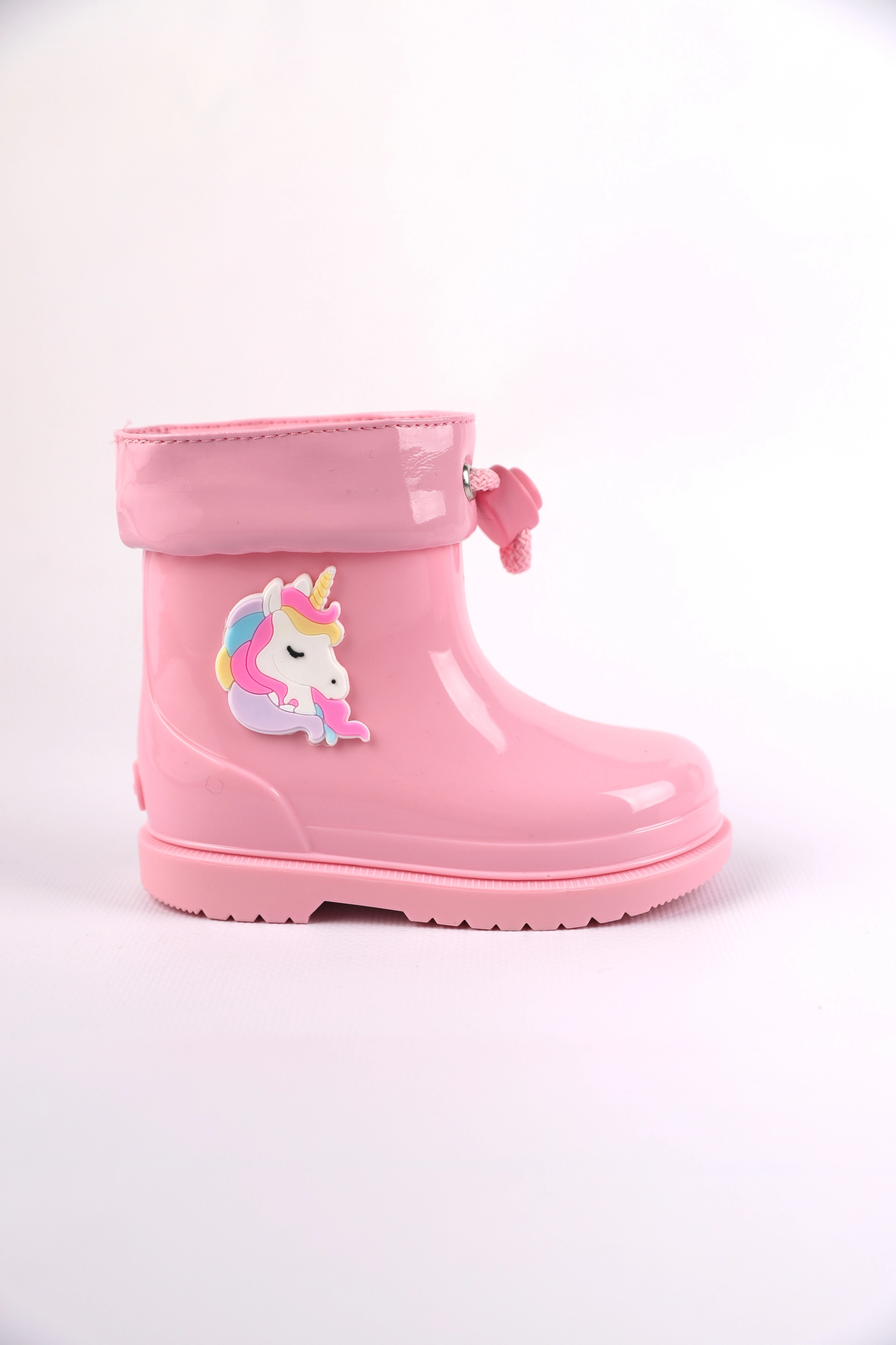 22-28 Numara Pembe Renk Kız Çocuk Bımbı Unicorn Yağmur İgor Çizmesi