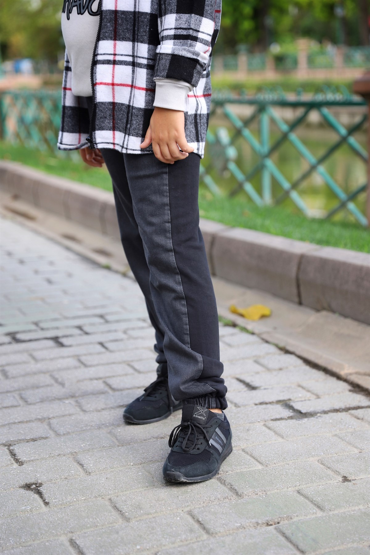 Erkek Çocuk Antrasit Denim Pantolon