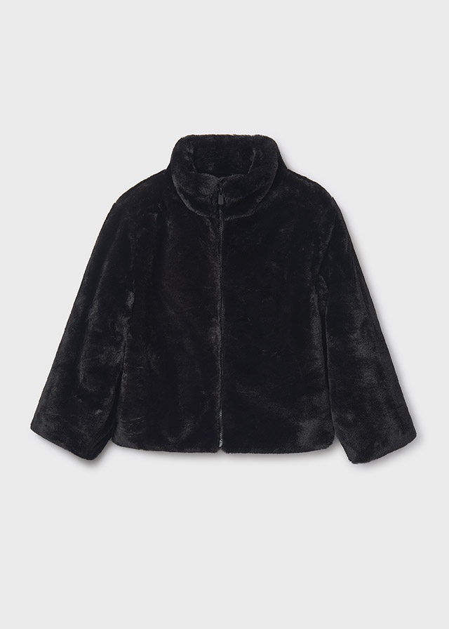 MAYORAL 10-16 YAŞ ARASI TÜYLÜ MONT - SİYAH
