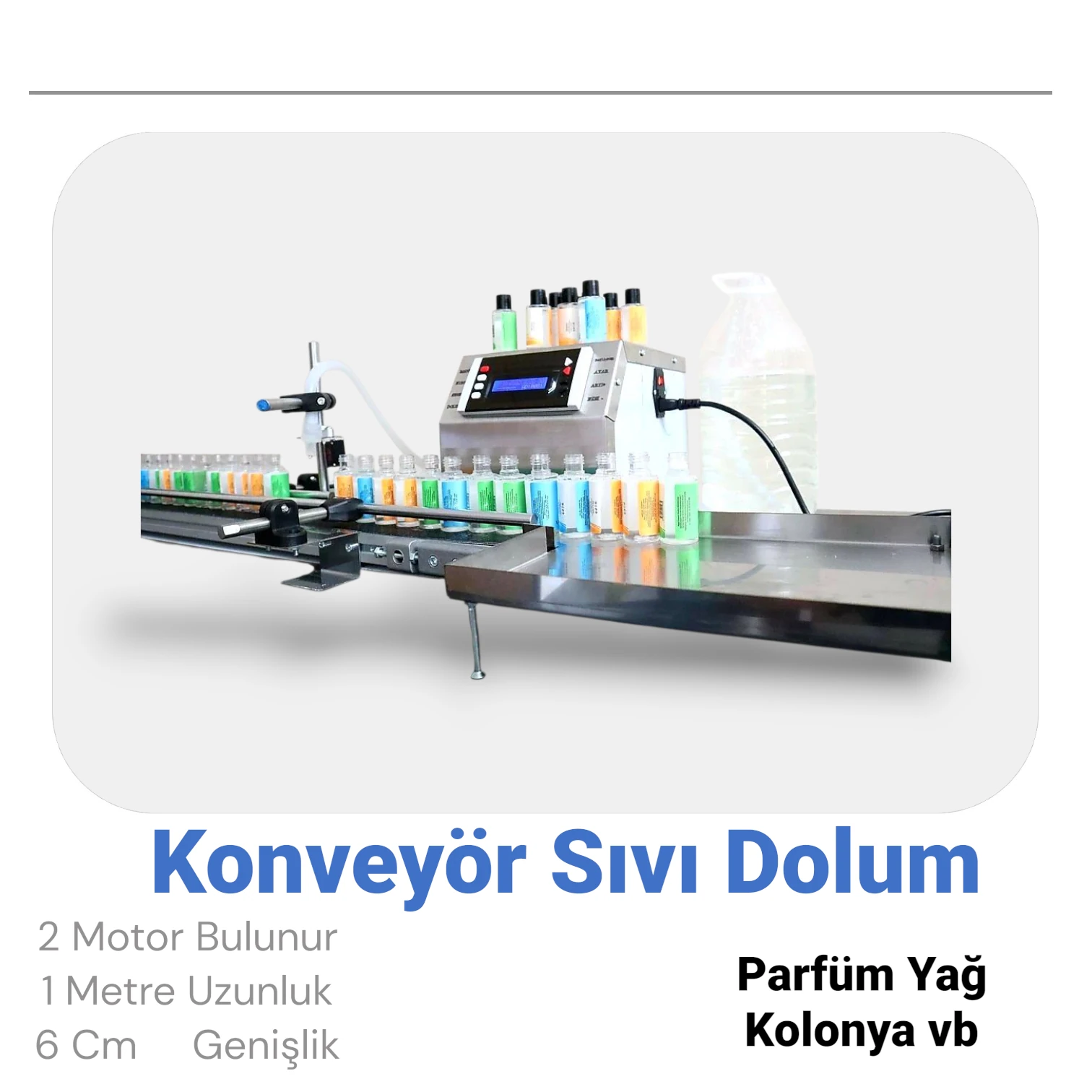 Otomatik Konveyör Sıvı Dolum