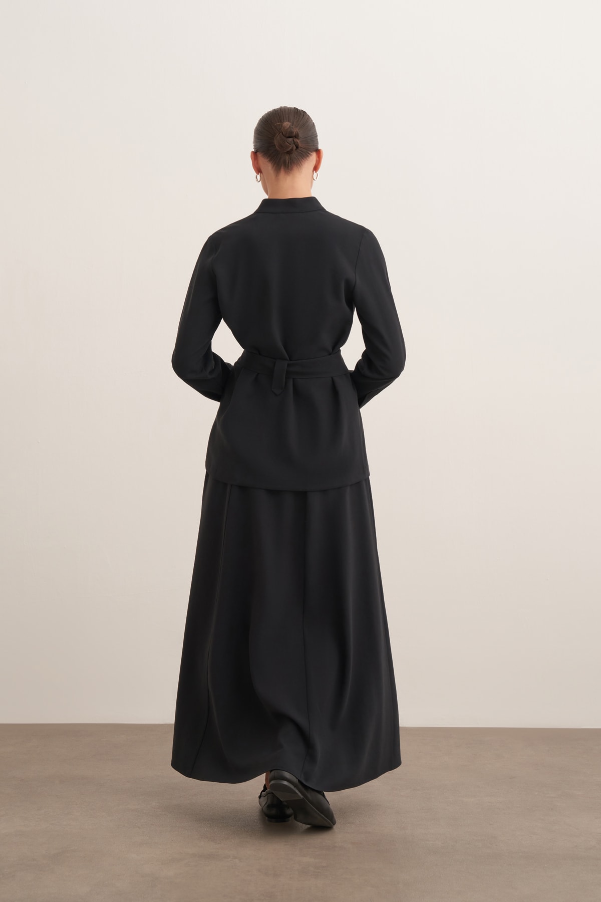 Kemerli Kimono - Siyah