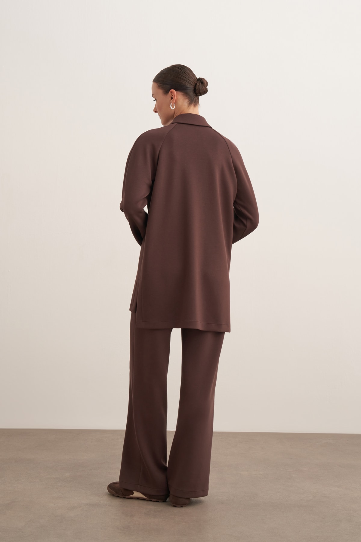 Modal Eşofman Tunik - Kahve