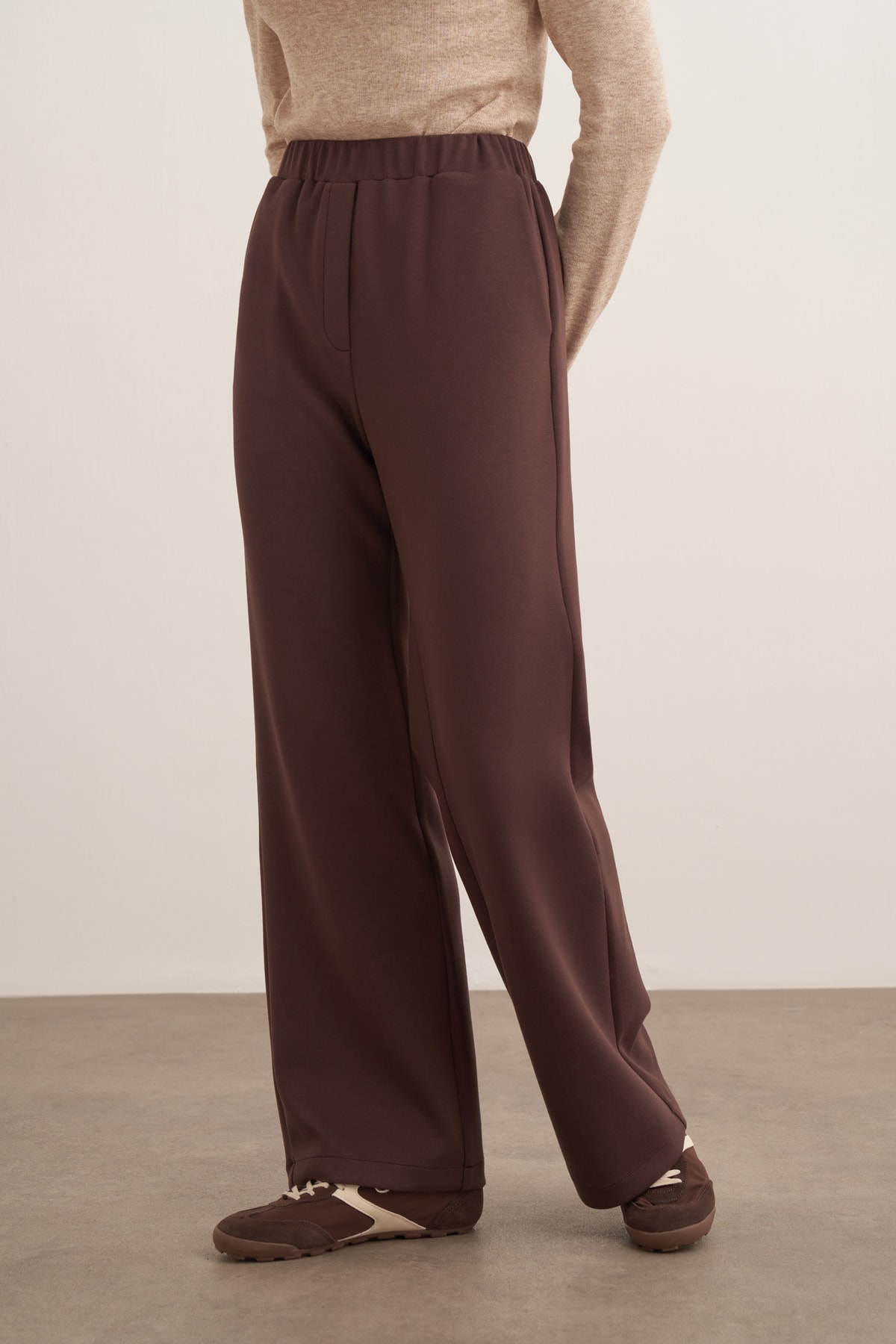 Modal Eşofman Pantolon - Kahve
