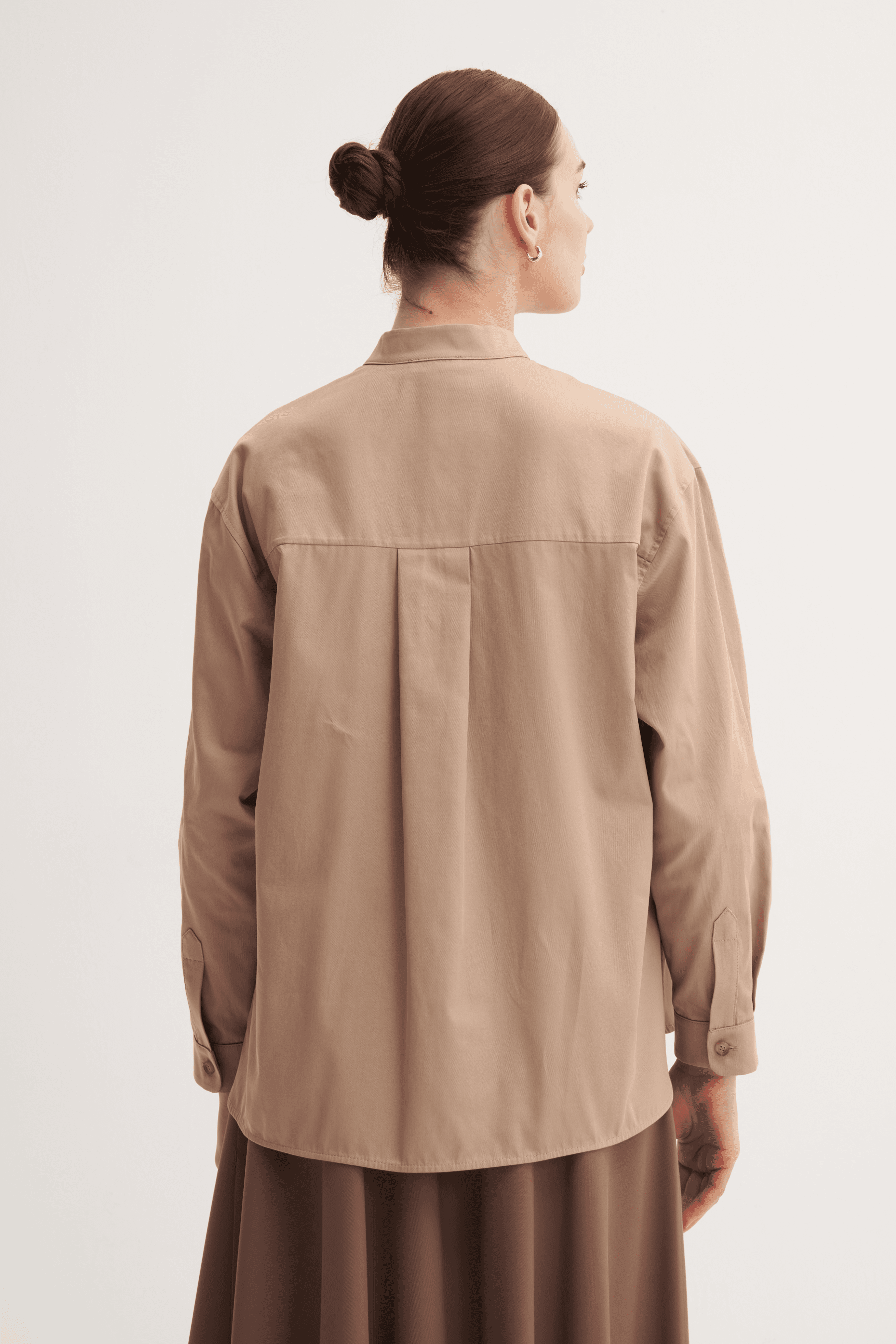 %100 Pamuk Oversize Bluz