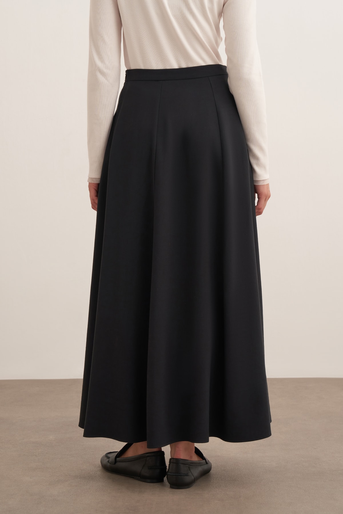 Kemerli Kimono & Dikiş Detaylı Etek Takım