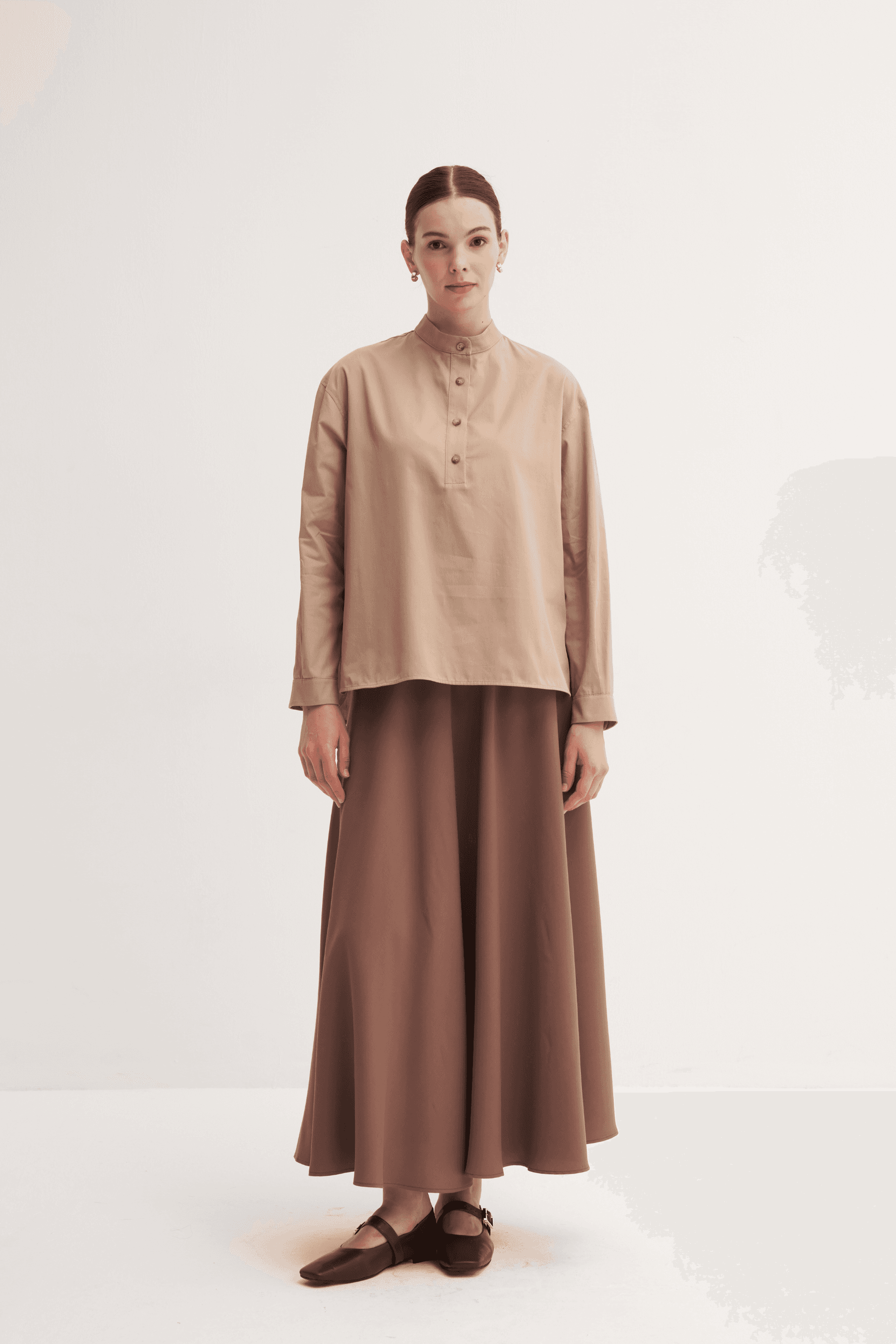 %100 Pamuk Oversize Bluz