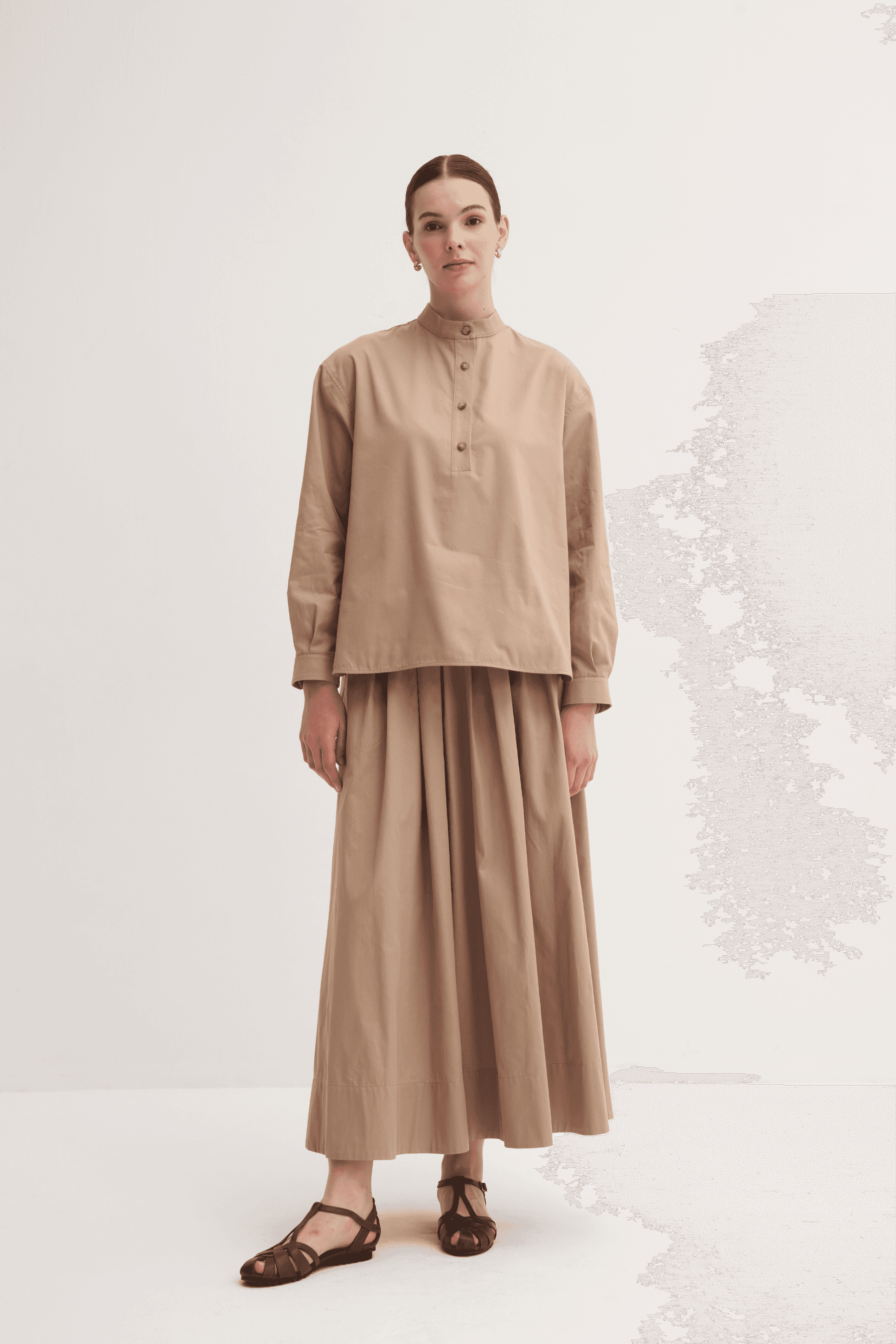 %100 Pamuk Oversize Bluz