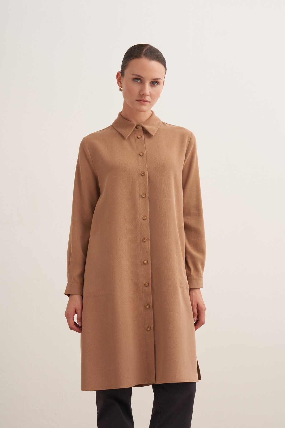 %100 Tensel Cepli Tunik