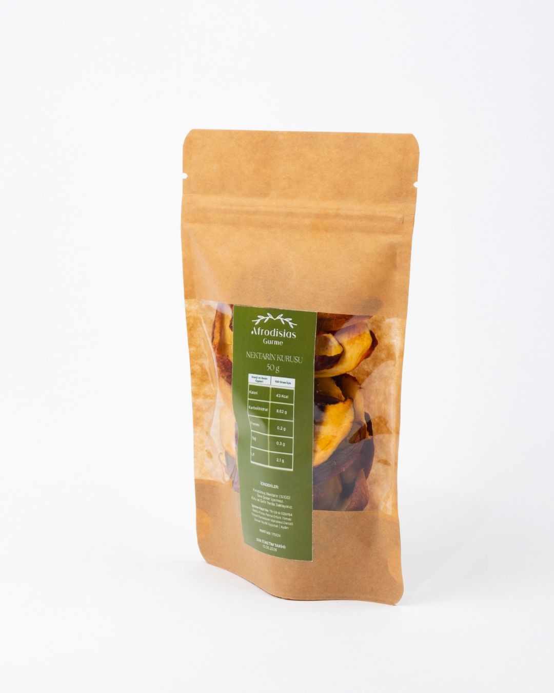 Nektarin Kurusu 50g - Doğal Kurutulmuş %100 Vegan Nektarin Kurusu