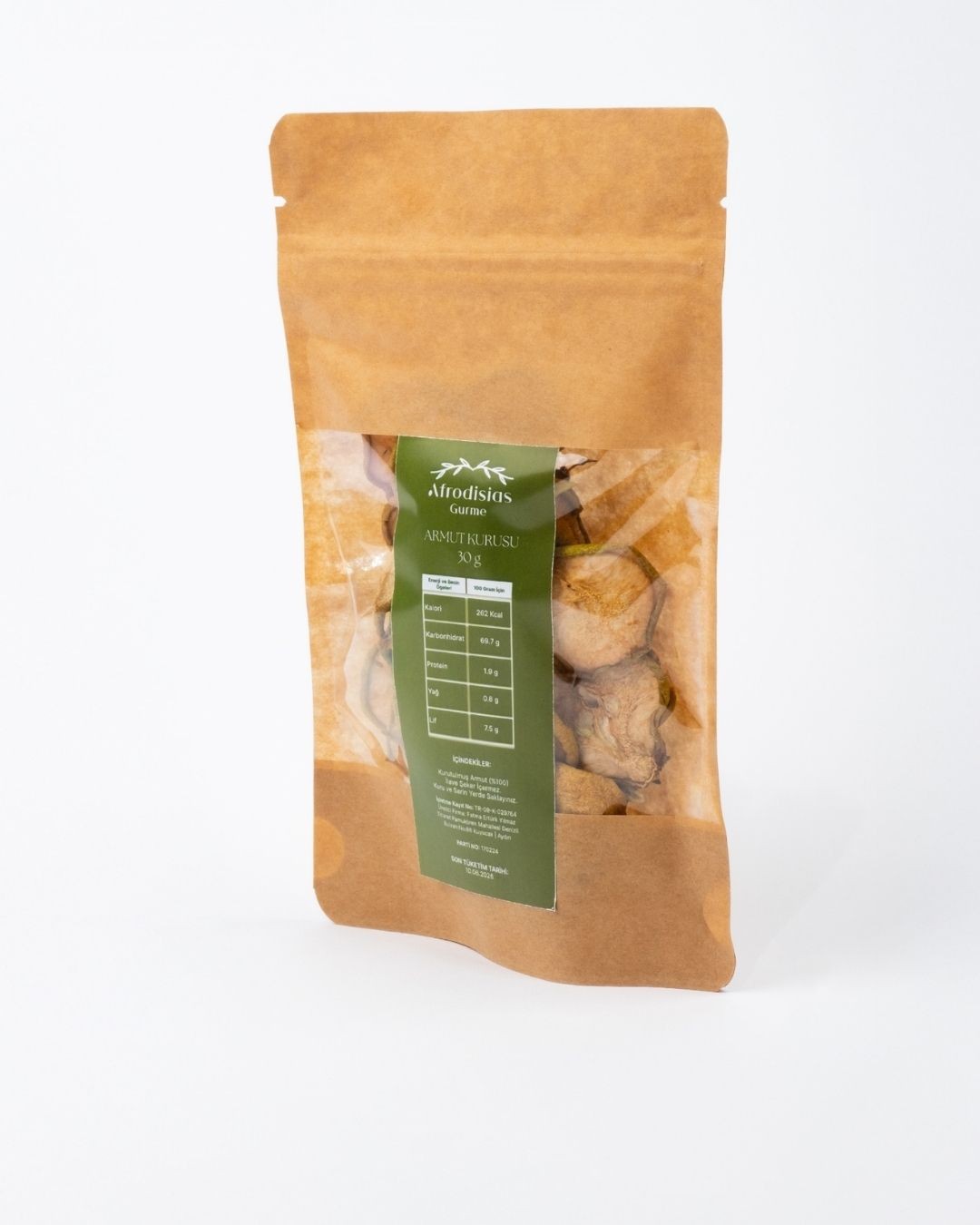 Armut Kurusu 30g - Dondurularak Kurutulmuş %100 Vegan Armut Kurusu