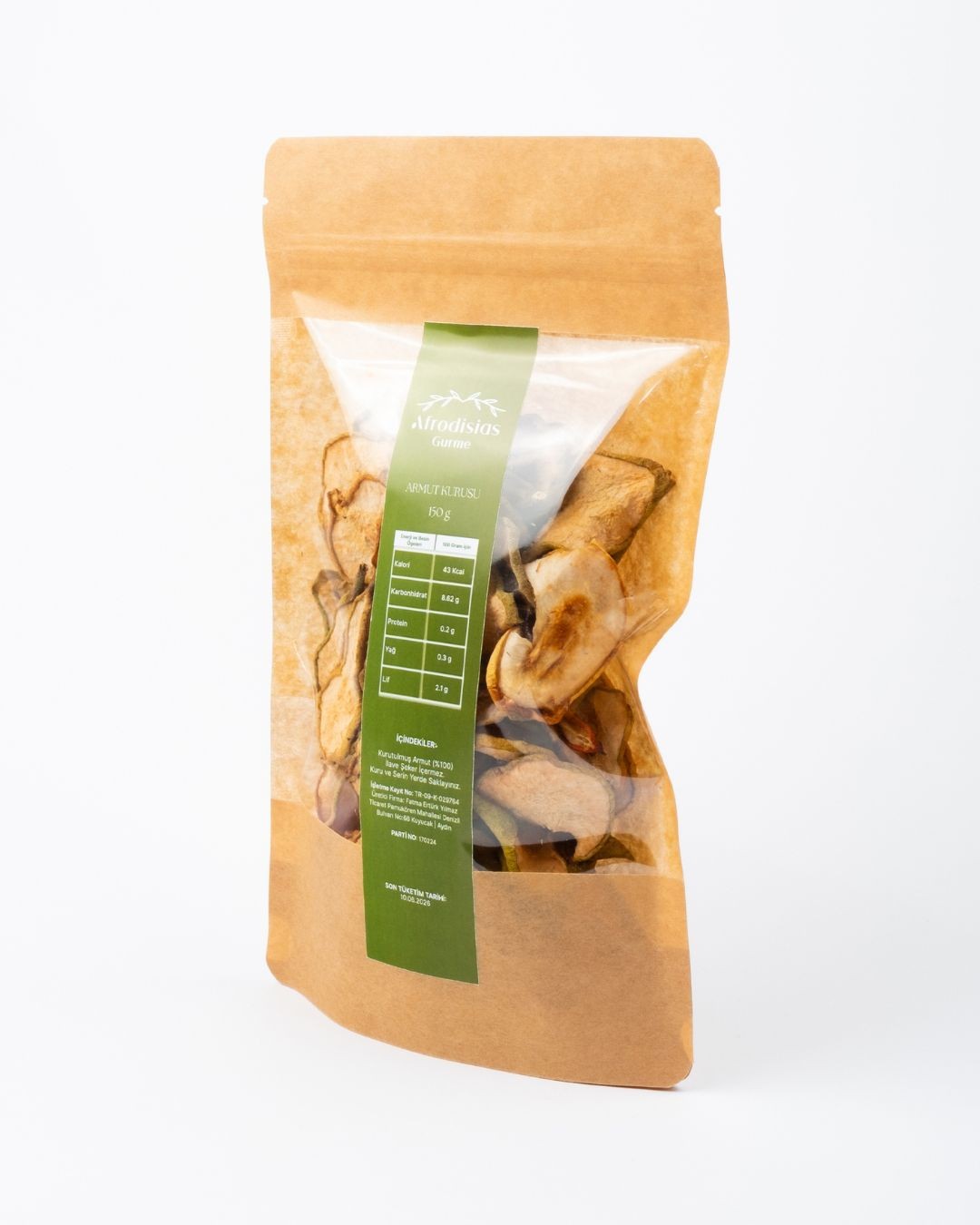 Armut Kurusu 150g - Dondurularak Kurutulmuş %100 Vegan Armut Kurusu