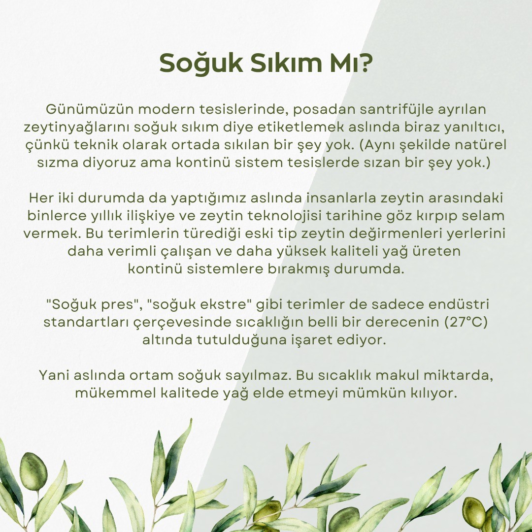 Soğuk Sıkım Mı?