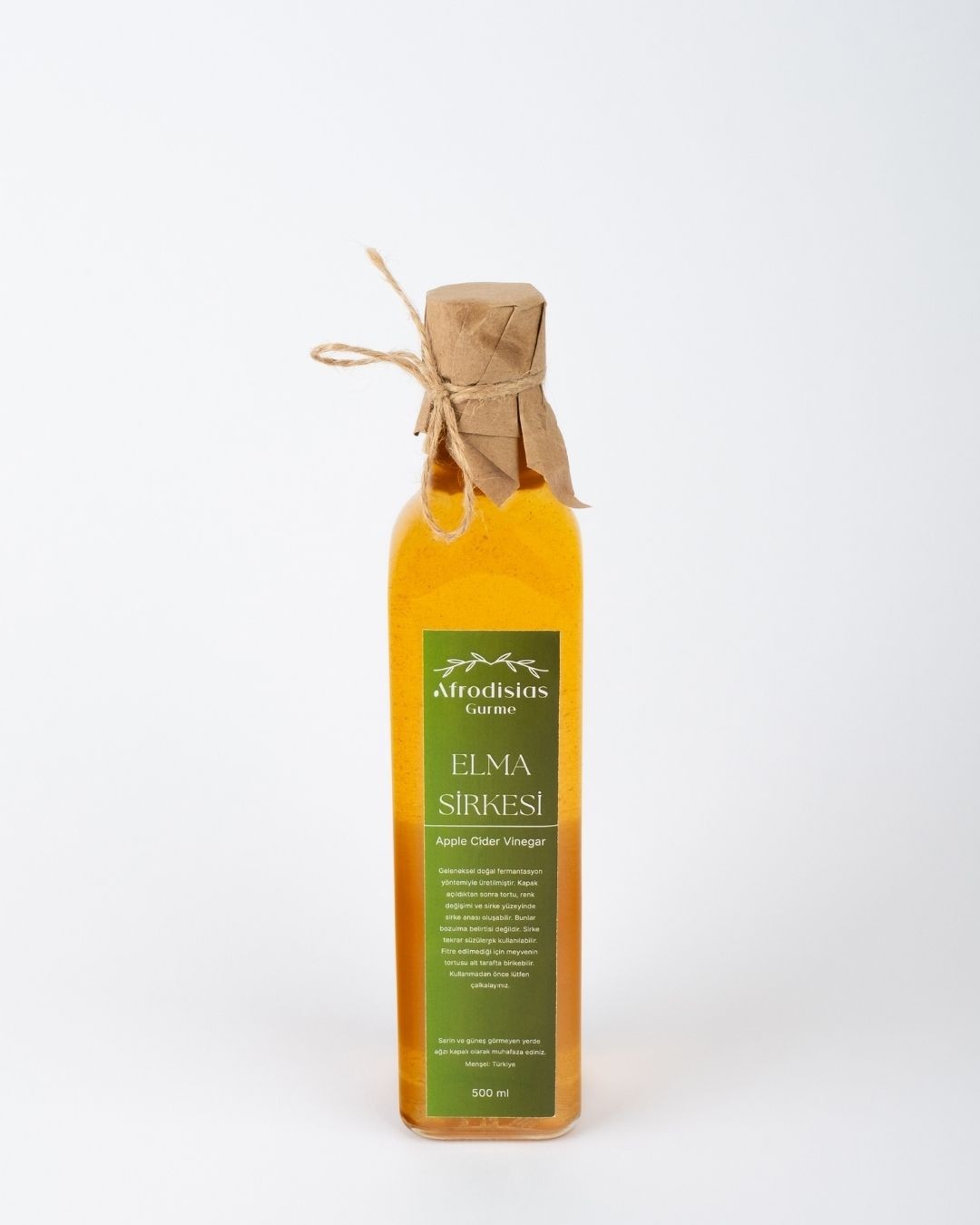Elma Sirkesi 500 ML- Katkısız Doğal Fermantasyon (Apple Vinegar)