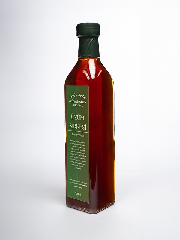 Üzüm Sirkesi 500 ML- Katkısız Doğal Fermantasyon (Grape Vinegar)