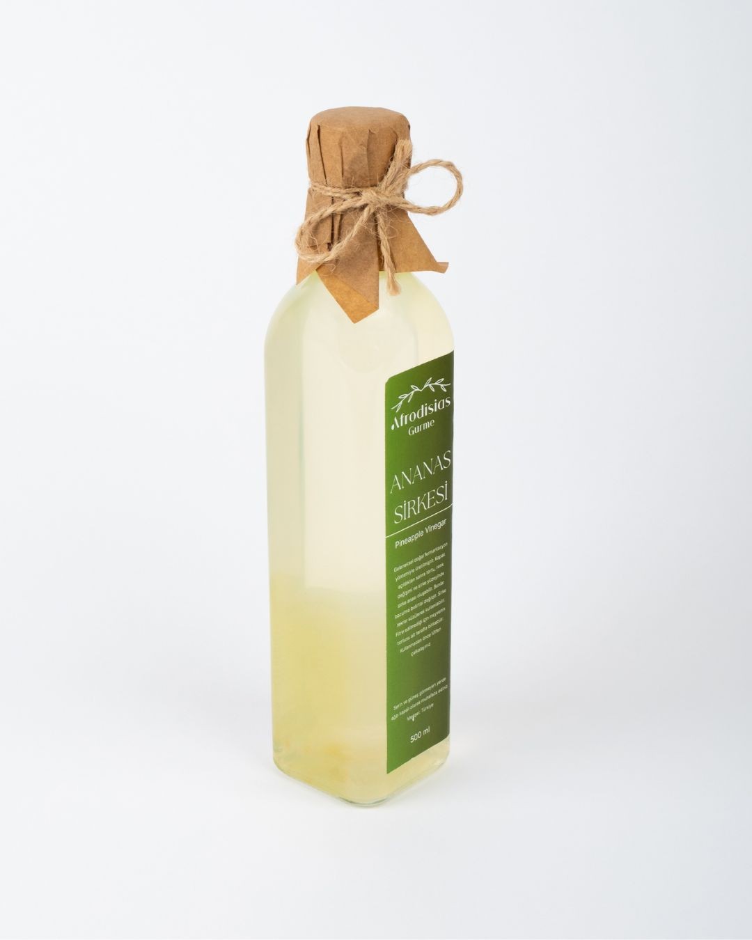Afrodisias Gurme Ananas Sirkesi 500 ML - Katkısız Doğal Fermantasyon (Pineapple Vinegar)