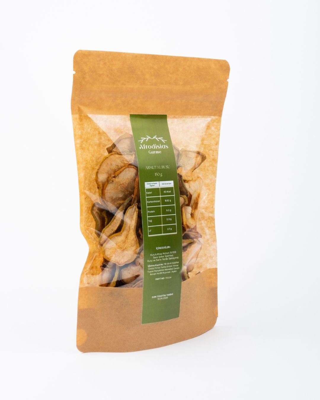 Armut Kurusu 150g - Dondurularak Kurutulmuş %100 Vegan Armut Kurusu