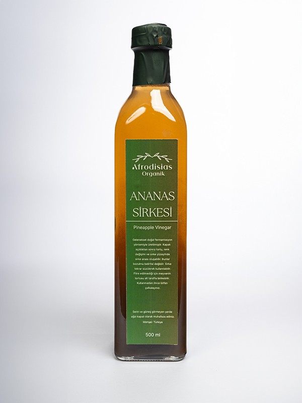 Ananas Sirkesi 500 ML- Katkısız Doğal Fermantasyon (Pineapple Vinegar) 