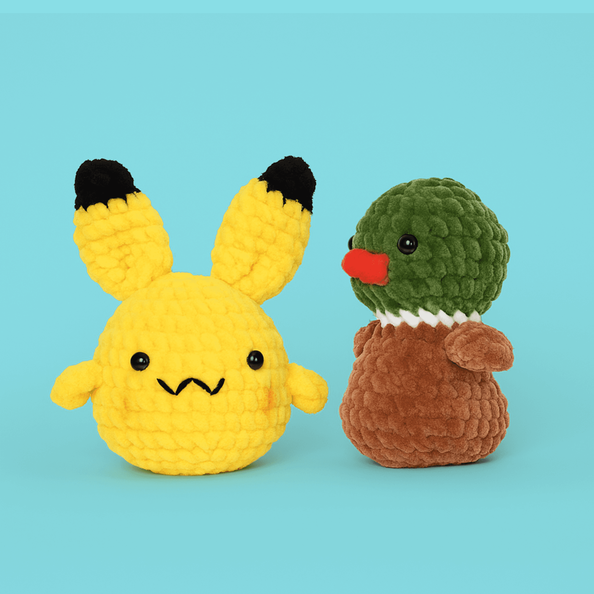 Ördek Amigurumi Örgü Kiti ve Spark Amigurumi Örgü Kiti